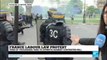 France labour law protests: dozens of police injured, scores arrested after 