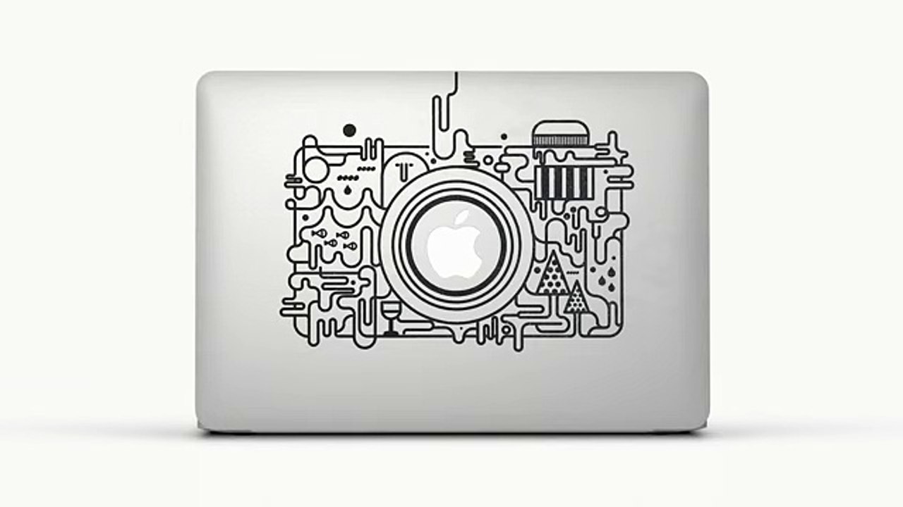 amazing Apple Mac Book back cover ad