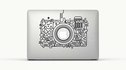 amazing Apple Mac Book back cover ad