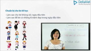 Chuẩn bị cho con đi học Trích khóa học online của Ths. Trần Thị Ái Liên