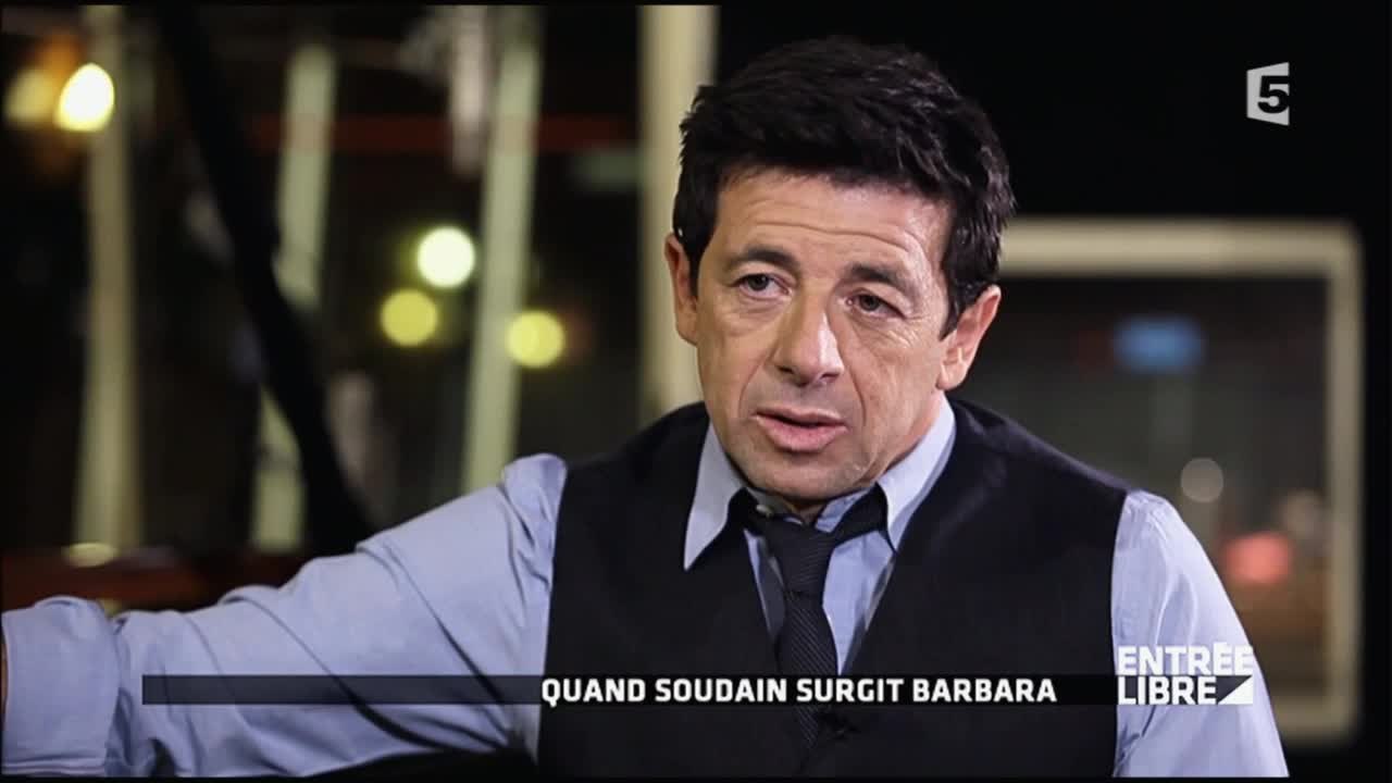 Patrick Bruel interprète Barbara - Entrée libre