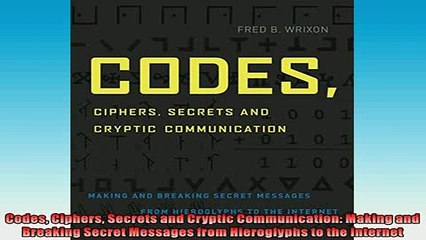 FAVORIT BOOK   Codes Ciphers Secrets and Cryptic Communication Making and Breaking Secret Messages from  FREE BOOOK ONLINE