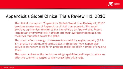 Appendicitis Global Clinical - Classification, Prevention, Treatment and Symptoms