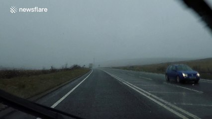 GoPro footage of intense hail in Northern Ireland