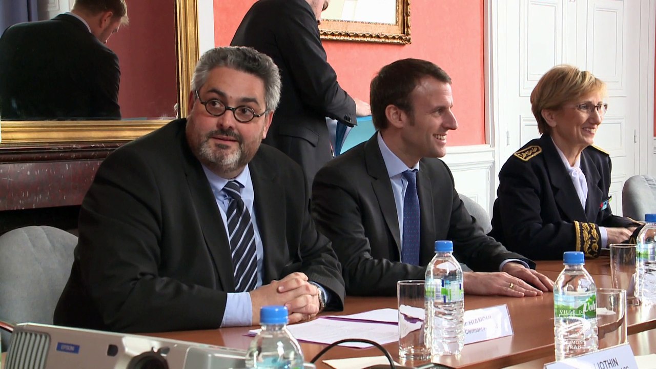 Visite d'Emmanuel Macron à Clermont-Ferrand