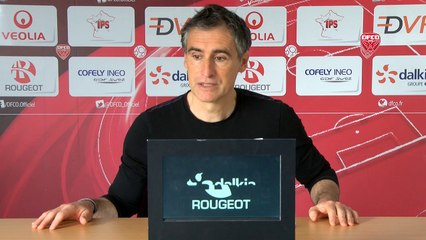 Conférence de presse d'Olivier Dall'Oglio avant DFCO-FC Metz