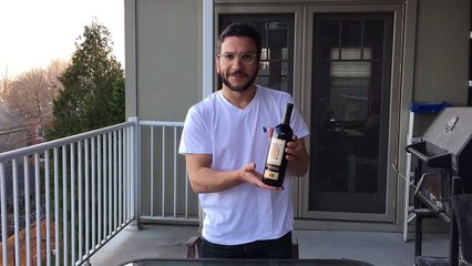 How to uncork a bottle of wine with a screw and a fork