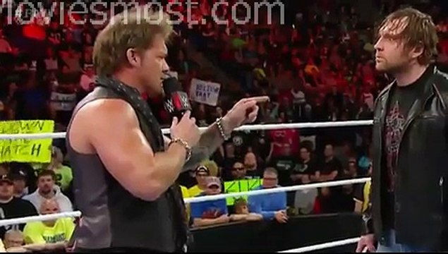 Dean Ambrose Attack Chris Jericho Full Show WWE RAW 25-4-2016