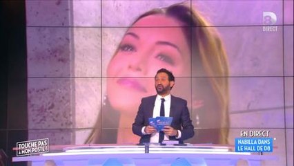 Nabilla en larmes avant d'entrer sur le plateau de Touche pas à mon poste