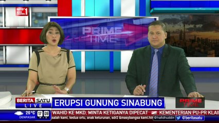 Hari Ini Gunung Sinabung Erupsi Satu Kali