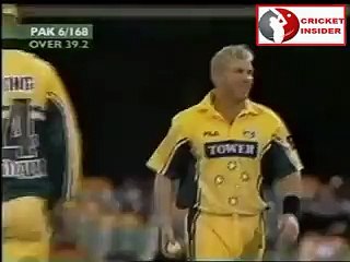Fight between Shane Warne vs Shahid Afridi