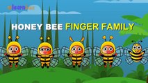 Bee Cartoon Nursery Finger Family Rhymes For Children | Honey Bee Finger Family Songs