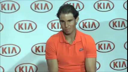 Rafael Nadal's interview at the KIA event in Madrid. 29 April 2016