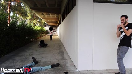 HALLOWEEN SCARE PRANK - GETTING SHOT IN PUBLIC