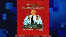 EBOOK ONLINE  Principles of Real Estate Syndication  DOWNLOAD ONLINE