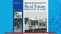 READ book  Massachusetts Real Estate Practice and Law 7th Edition  FREE BOOOK ONLINE