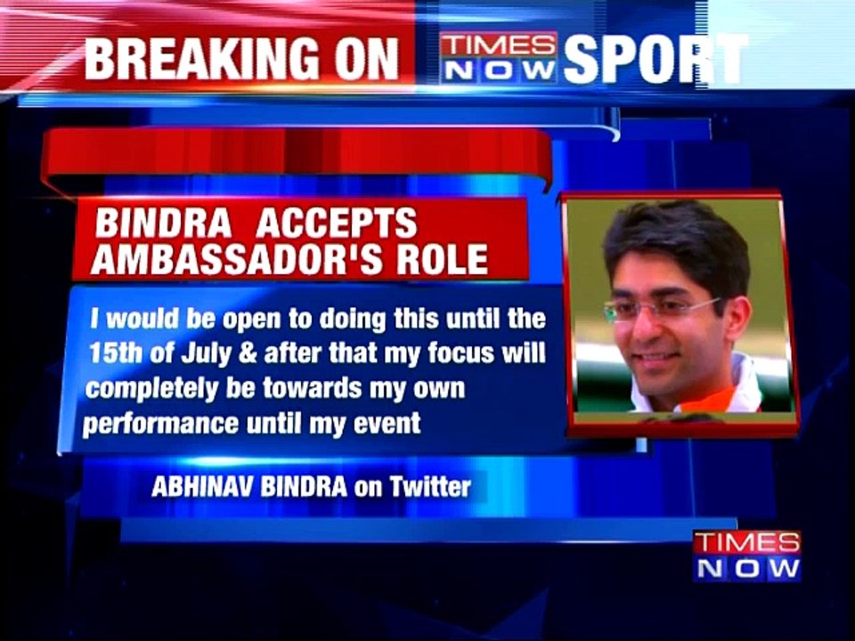 Bindra new Rio Olympic ambassador