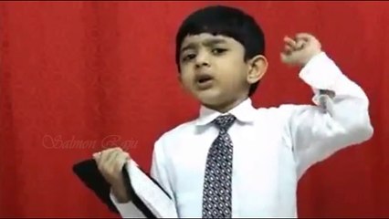 Cute Little Boy Teaching Bible Class(Telugu Version)
