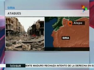 Siria: enfrentamientos en Aleppo dejan 27 muertos