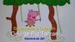 Pig George da família Peppa Pig sem camisa usando Tanga de Tarzan - Novo Desenho 2016