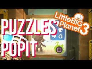 LittleBigPlanet 3 PS4 - Gameplay Comentado: Puzzles del Popit