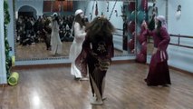 Danza del Vientre con Baston, Fiesta de Navidad Academia Bailesther