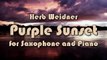 Herb Weidner Purple Sunset