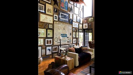 Оформление стены фотографиями