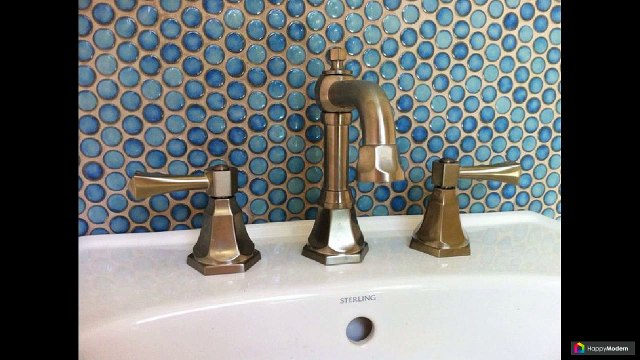 Плитка в ванную: 55 вариантов