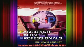 READ book  Passionate Salon Professionals PSP Full Free