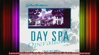 READ book  SalonOvations Day Spa Operations S Business Series Full Free