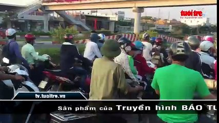 Say xỉn tông dải phân cách phải nhập viện