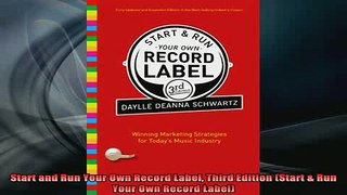 Downlaod Full PDF Free  Start and Run Your Own Record Label Third Edition Start  Run Your Own Record Label Free Online