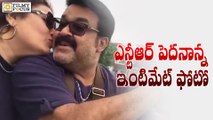 Mohan Lal Shares Cozy Moment with Wife - Filmyfocus.com
