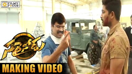 Sarainodu Making Video - Allu Arjun, Boyapati Srinu, Rakul Preet - Filmyfocus.com