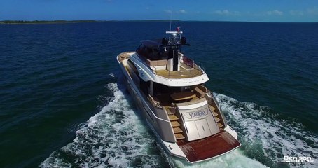 76' Monte Carlo Yachts MCY76 [Drone in the Bahamas]