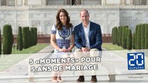 Kate et William en cinq moments inoubliables