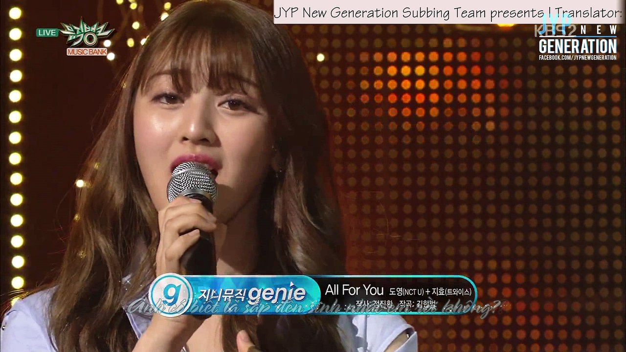 [Vietsub] 160429 뮤직뱅크 지효(TWICE) + 도영(NCT U) - A...
