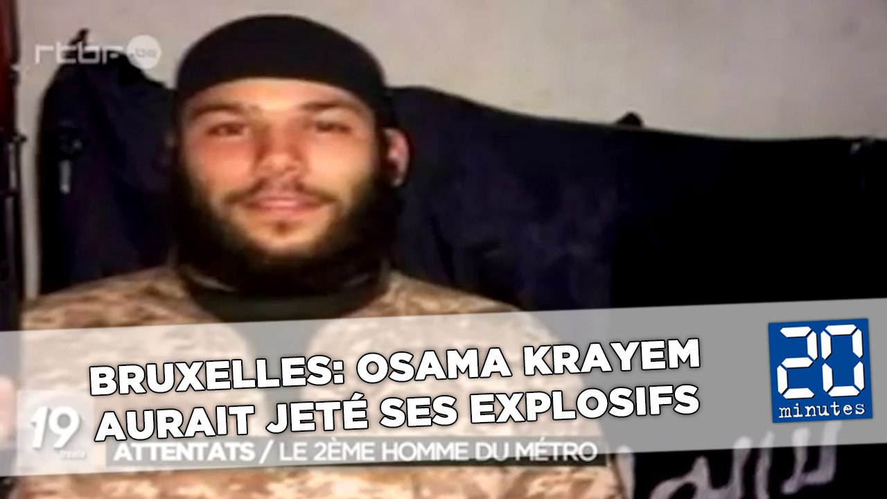 Attentats de Bruxelles: Un suspect s'est débarrassé de ses explosifs