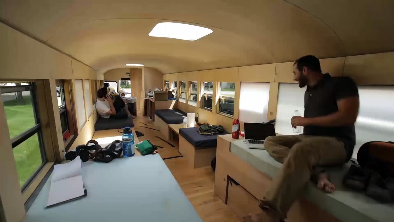 Autocarro transformado em casa