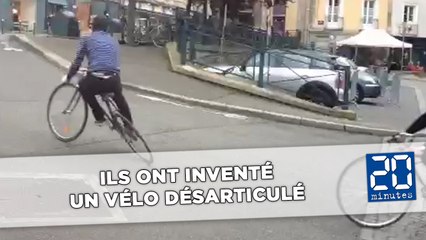 Trois jeunes bretons inventent un vélo désarticulé
