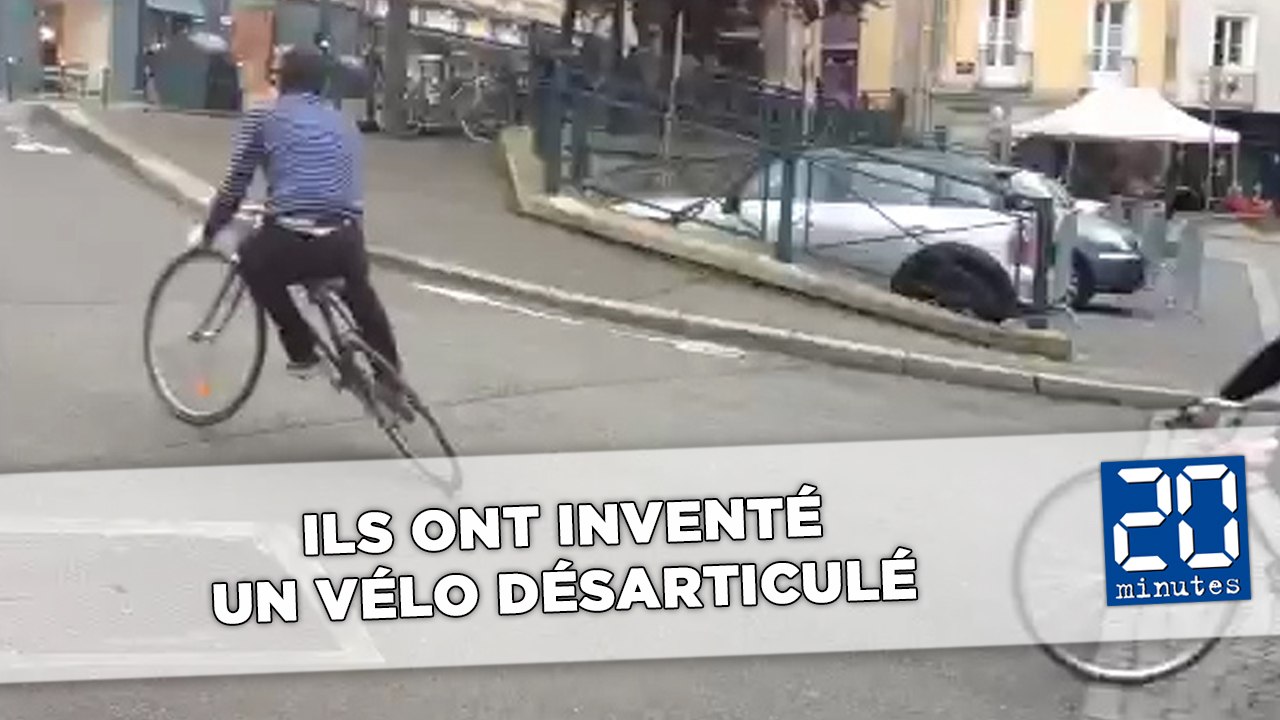 Trois jeunes bretons inventent un vélo désarticulé