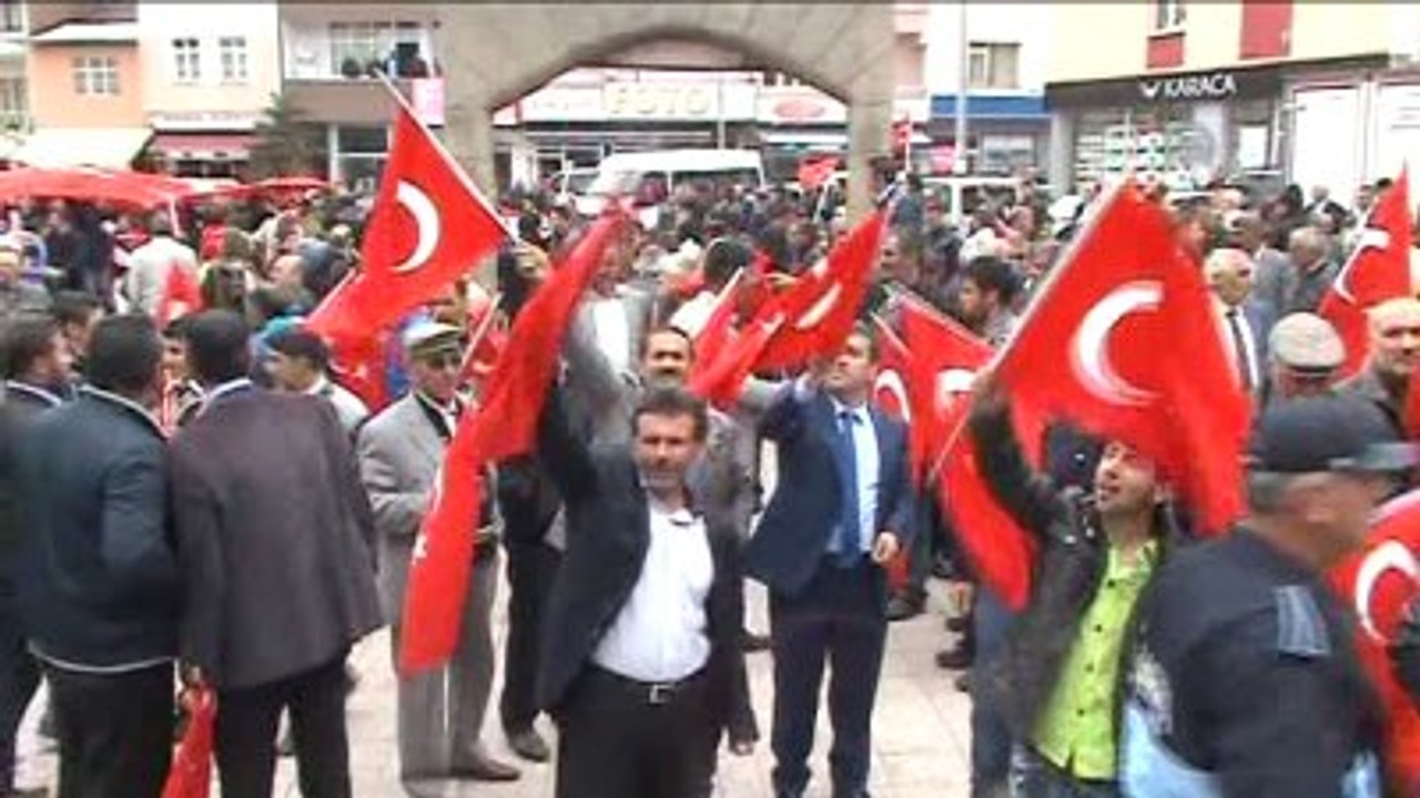 Sarıkamış'ta "Teröre Tepki" Yürüyüşü