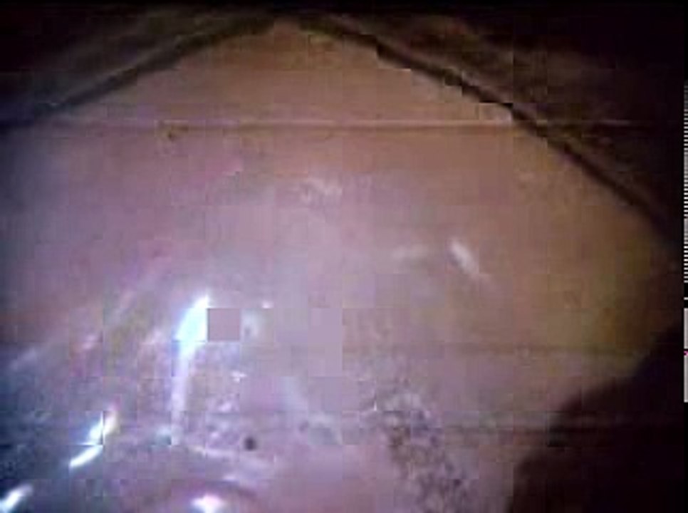 Buzz Aldrin opens the Apollo 11 Lunar Module hatch.