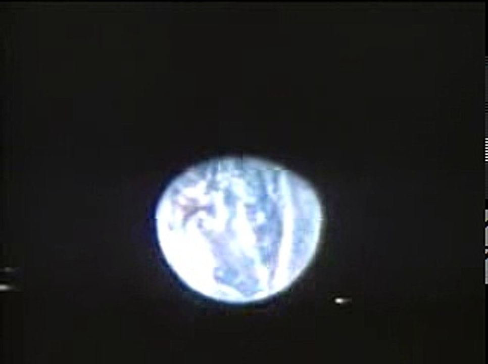 Earth from the Apollo 11 Command Module during trans-lunar flight with narration by Neil Armstrong
