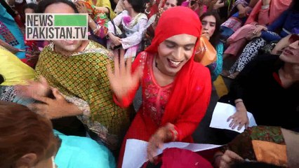 Transgender Protest against Social Welfare Dept Govt of Sindh