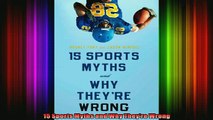 Full Free PDF Downlaod  15 Sports Myths and Why Theyre Wrong Full EBook