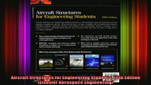 Downlaod Full PDF Free  Aircraft Structures for Engineering Students Fifth Edition Elsevier Aerospace Full EBook