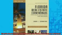 Free PDF Downlaod  Florida Real Estate Exam Manual For Sales Associates  Brokers  BOOK ONLINE
