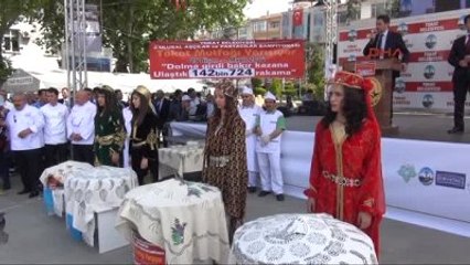 Tokat'ta Rekor Sayıdaki Dolma Vatandaşa Dağıtıldı